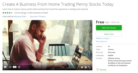 Créez gratuitement une entreprise à domicile et négociez des penny stocks dès aujourd’hui